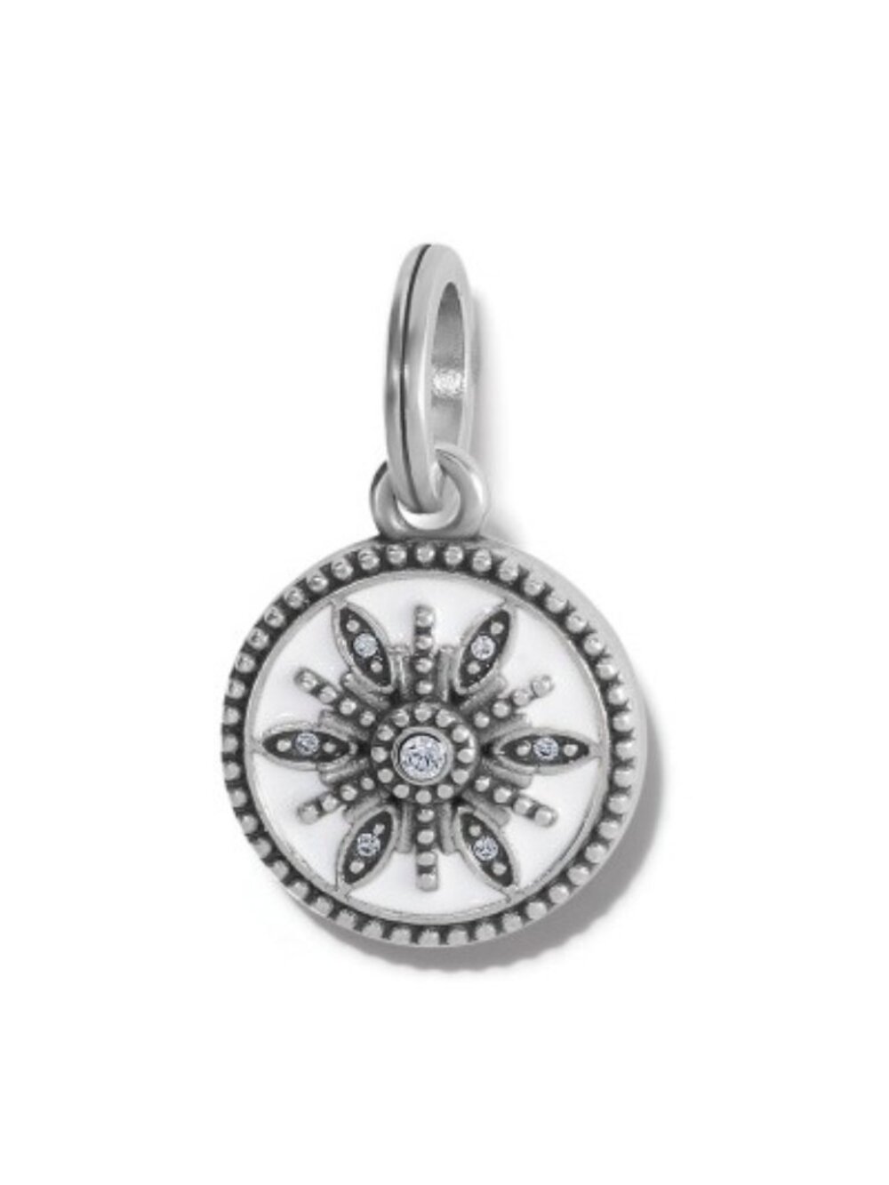 Brighton Neve Snowflake Charm  White silver JC6643